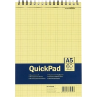 Блокнот 60л,кл,А5,Yellow Pad,спираль,тон.блок 70г/м