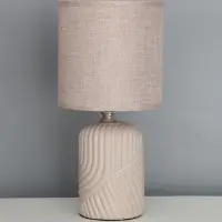 Лампа настольная RISALUX &laquo;Джет&raquo;, E14, 40 Вт, пыльная роза, 13&times;13&times;27 см