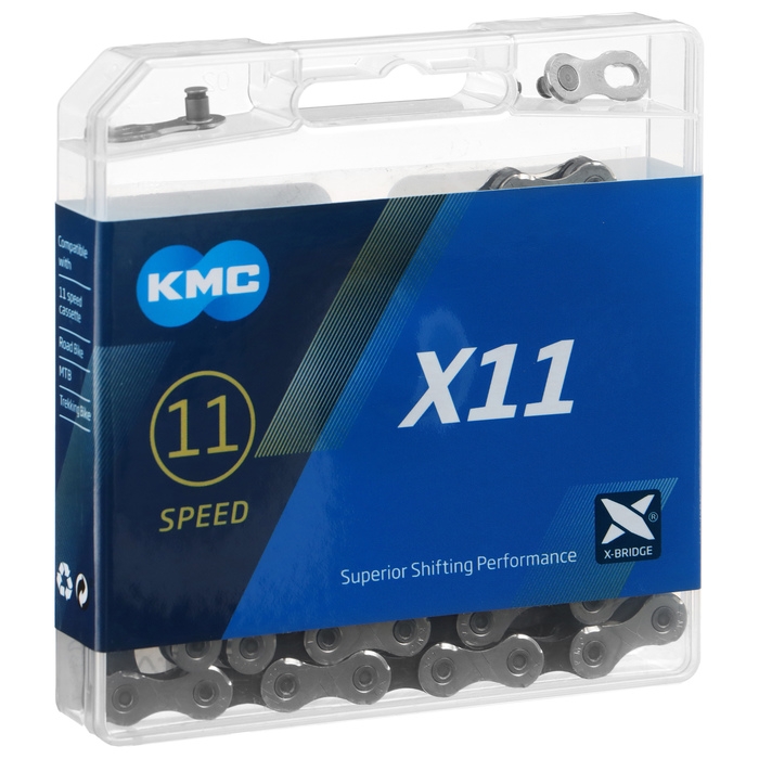 Цепь KMC X11, 11 скоростей, 118 звеньев Цепь KMC X11, 11 скоростей, 118 звеньев