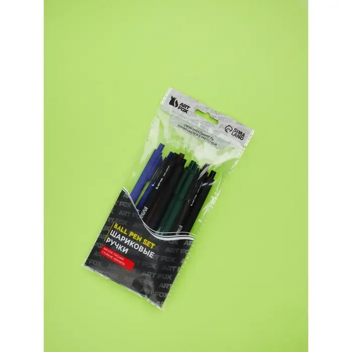 Набор автоматических пластиковых ручек "Самый сильный" шариковые, 0,7 мм
