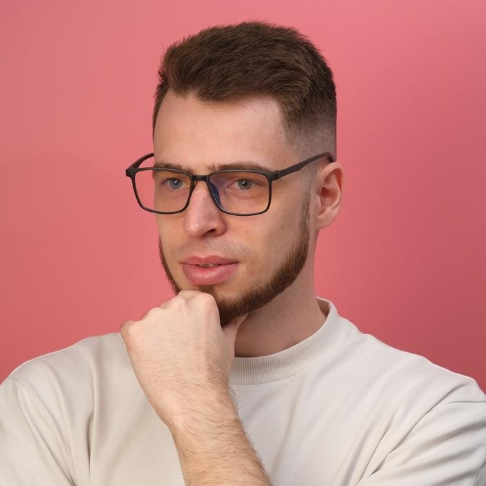 Очки для компьютера мужские «Мастер К», линза 4×5.5 см, ширина 14 см, дужка 15 см