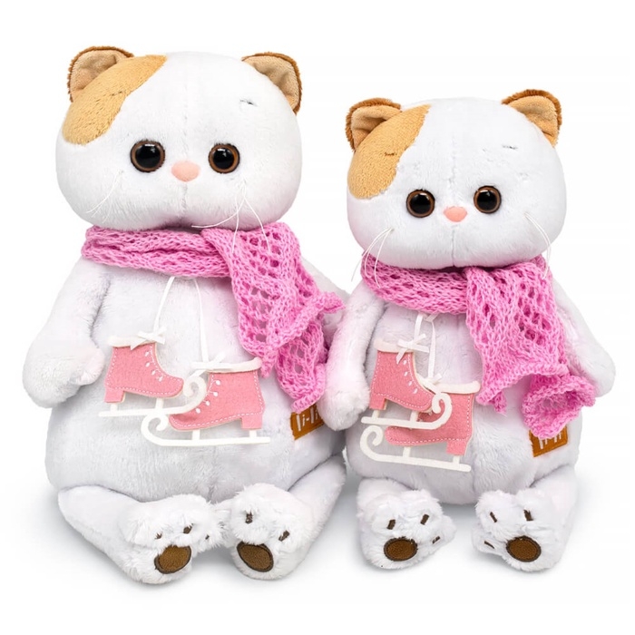 Мягкая игрушка «Кошечка Ли-Ли», с коньками и в шарфике, 24 см Мягкая игрушка «Кошечка Ли-Ли», с коньками и в шарфике, 24 см