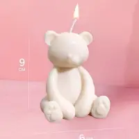 Свеча "Плюшевый Мишка" 6х6х9 см, соевый воск МИКС Свеча "Плюшевый Мишка" 6х6х9 см, соевый воск МИКС