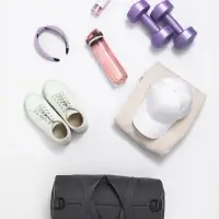 Сумка спортивная TEXTURA, на молнии с подкладкой, длинный ремень, маленький размер, серая