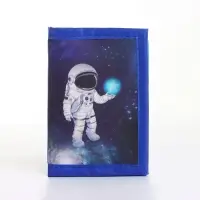 Кошелёк детский &laquo;Астронавт&raquo;, на липучке, Выбражулька, синий