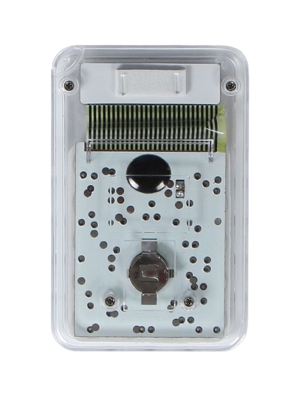 Калькулятор настольный 08-разрядный, KS-005, прозрачный корпус, серые кнопки