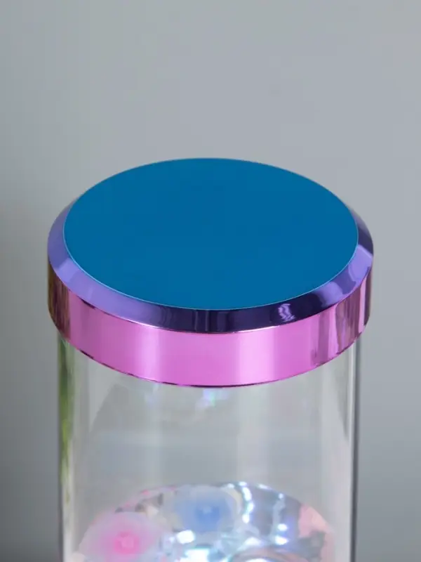 Светильник  Светильник "Медузы" LED, RGB, USB, 3-5Вт, розово-голубой металлик 9х9х3 см