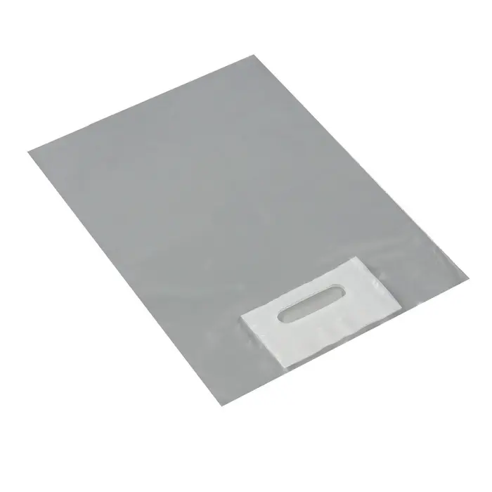 Пакет полиэтиленовый с вырубной ручкой, прозрачный 30&times;40 см, 60 мкм