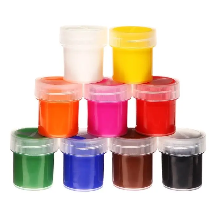 Гуашь 9 цветов &times; 20 мл, ErichKrause Jolly Friends, в картонной упаковке