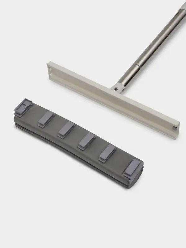 Швабра с отжимом и ведром Raccoon, швабра 32&times;5&times;132 см, ведро для полоскания и отжима 14 л