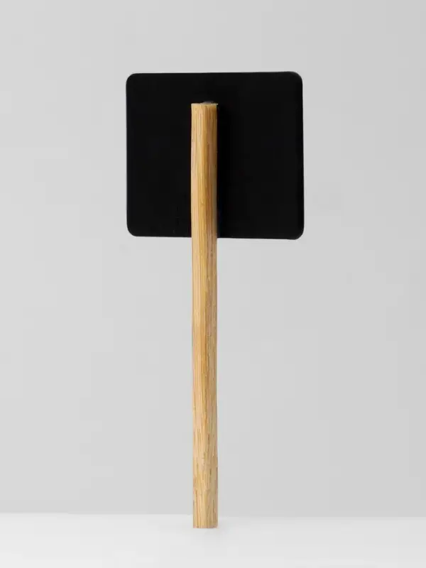 Ценник меловой на ножке &laquo;Прямоугольник&raquo;, 10 шт. 8&times;3.5 см, чёрный