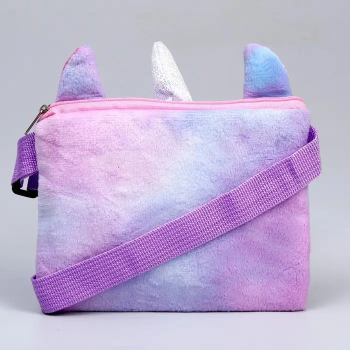 Сумка детская &laquo;Плюшевый единорог&raquo;, 17&times;13&times;3 см