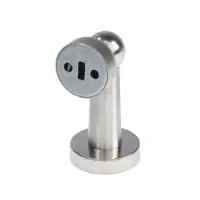 Упор дверной LOCKLAND, магнитный, цвет серебро