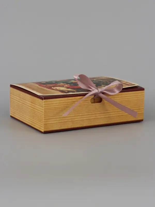 Коробка подарочная, самосборная &laquo;Приятных сюрпризов&raquo;, 16.5&times;12&times;5 см