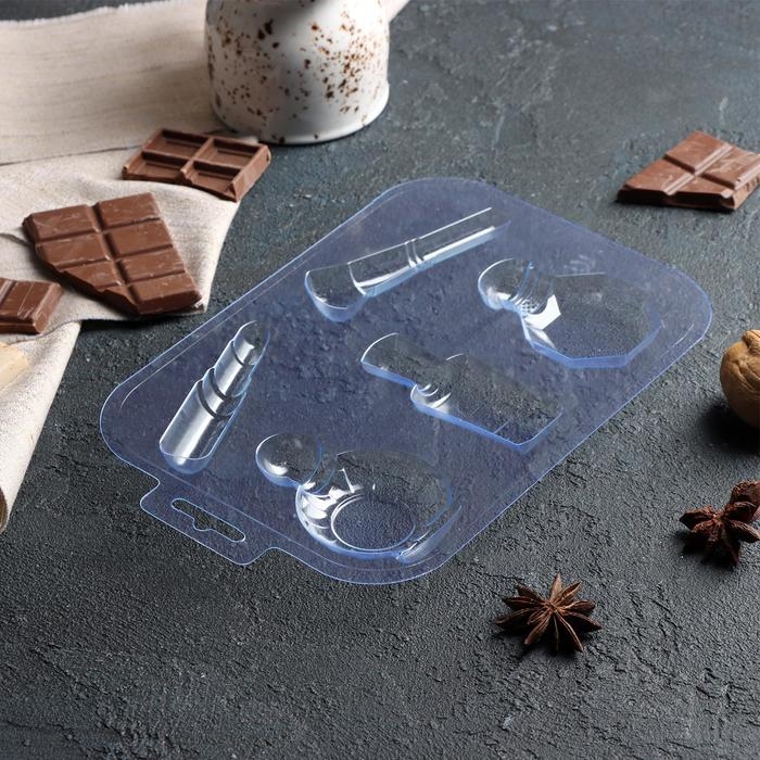 Форма для шоколада и конфет «Красота», пластик, прозрачная Форма для шоколада и конфет «Красота», пластик, прозрачная