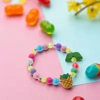 Браслет детский &laquo;Выбражулька. Ананас с листочками&raquo;, d=5 см, МИКС