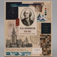 Пакет подарочный &laquo;Ломоносов&raquo;, 23&times;27&times;11.5 см