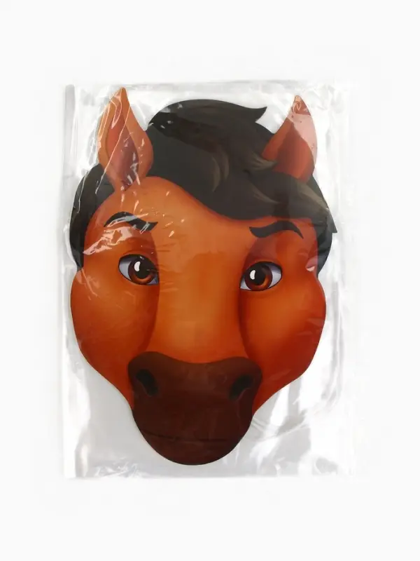 Маска карнавальная Маска карнавальная "Конь 2025"