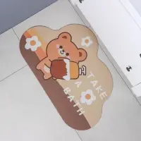 Коврик для дома Доляна Take a Bath, влаговпитывающий, 50&times;80 см