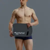 Доска для плавания ONLYTOP, 44&times;28&times;3.3 см, чёрная