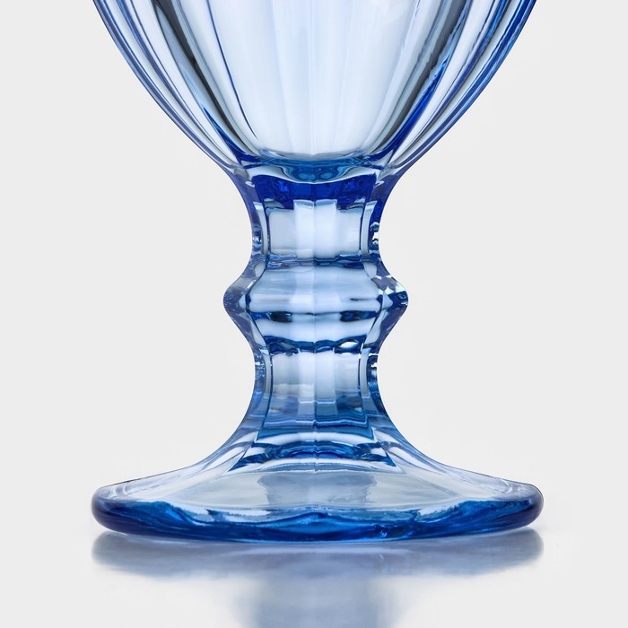 Бокал стеклянный для вина «Роман», 240 мл, цвет синий Бокал стеклянный для вина «Роман», 240 мл, цвет синий