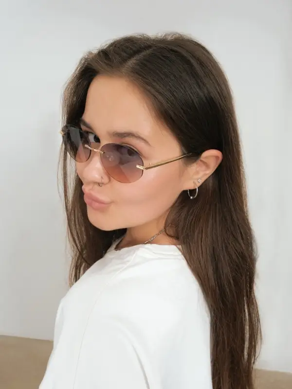 Очки солнцезащитные &laquo;OneSun. Овал&raquo;, uv 400, футляр, салфетка