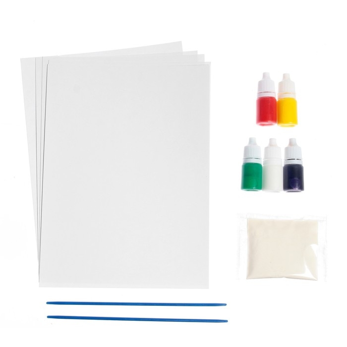 Набор для рисования эбру на новый год «Кот», новогодний набор для творчества Набор для рисования эбру на новый год «Кот», новогодний набор для творчества