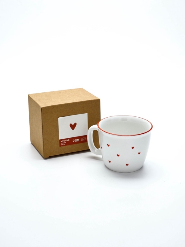 Кружка керамическая Dolce Ceramo. «Любовь в деталях», 400 мл Кружка керамическая Dolce Ceramo. «Любовь в деталях», 400 мл
