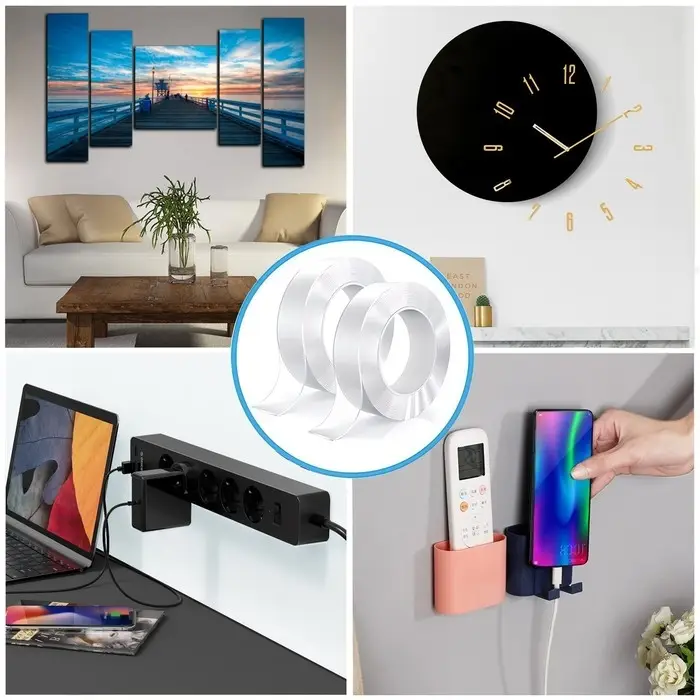 Двусторонняя самоклеящаяся лента ЛОМ, 30 мм &times; 3 м