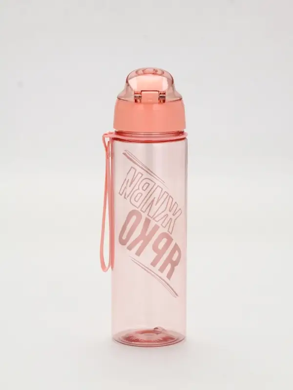 Бутылка для воды пластиковая &laquo;Живи ярко&raquo;, 600 мл