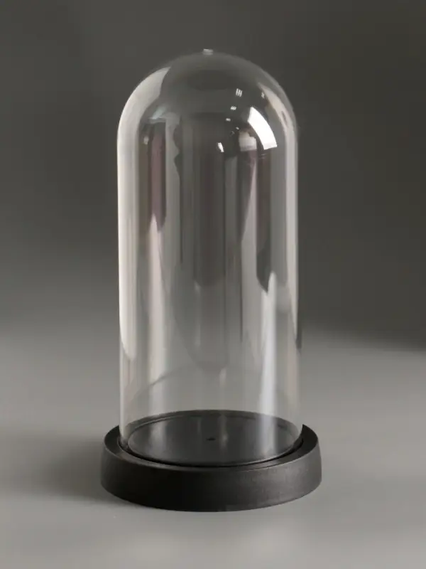 Купол-клош на подставке пластик 10,8х10,8х21,5 см Купол-клош на подставке пластик 10,8х10,8х21,5 см