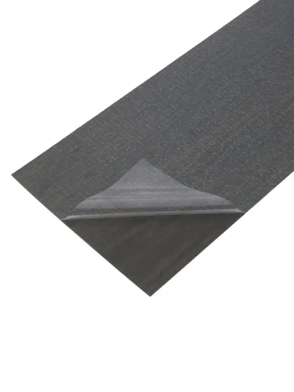 Плитка виниловая самоклеящаяся 91х15 см, дуб дымный