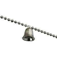 Бусы новогодние  на елку серебряные  Колокольчики , НУ-6742