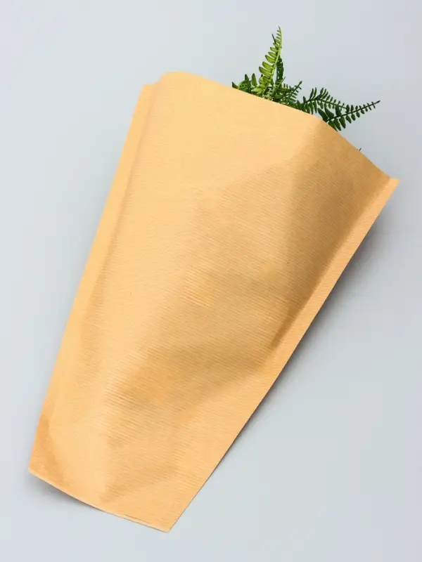 Пакет - конус крафт, 12+35×40 см Пакет - конус крафт, 12+35×40 см