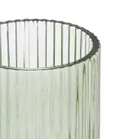 Стакан для ванной комнаты тм VETTA Ингрид, стекло, зеленый, 7х7х9,5см