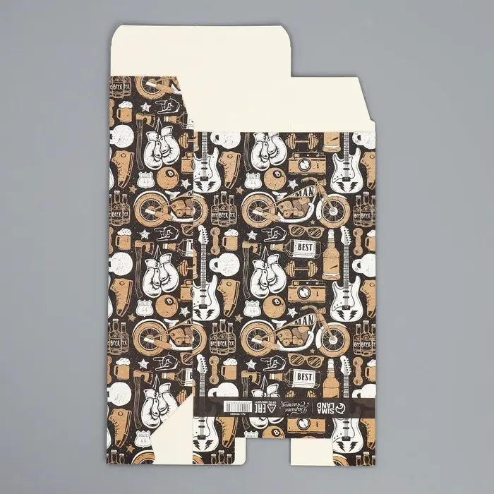 Коробка подарочная складная, упаковка, «Брутальность», 16 х 23 х 7.5 см Коробка подарочная складная, упаковка, «Брутальность», 16 х 23 х 7.5 см