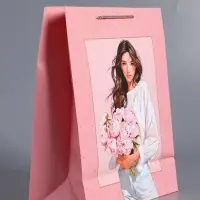 Пакет подарочный ламинированный, "Каждое мгновенье-счастье" 26 х 12 х 32 см