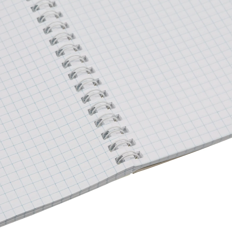 Тетрадь общая Attache,80л,клет,А4,спир,обл.мел.карт