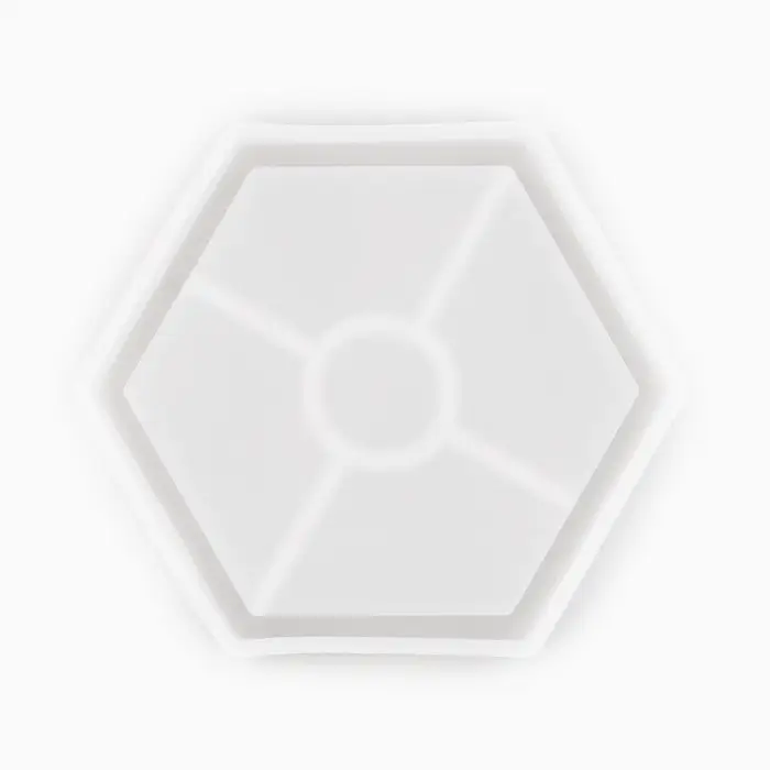 Молд силиконовый универсальный. Формочка для творчества &laquo;Поддон Шестиугольник&raquo;, 10.5&times;12 см