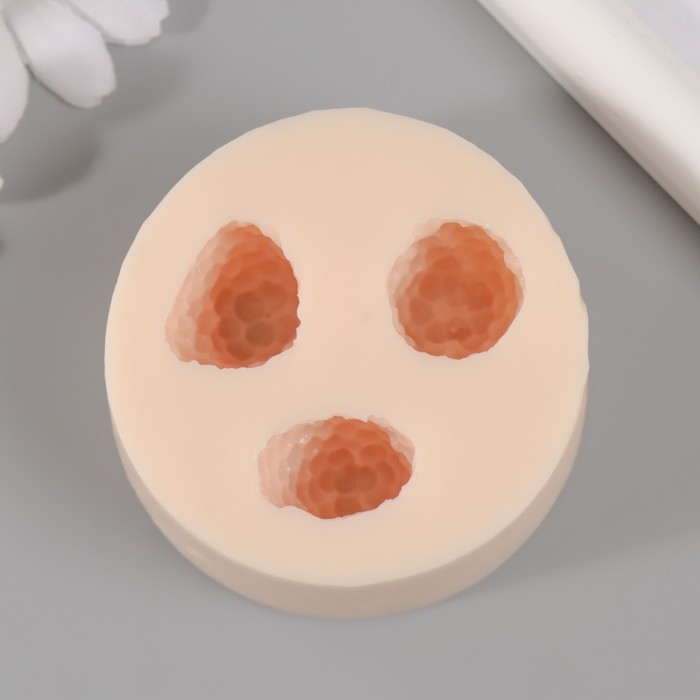 Молд силиконовый Молд силиконовый "Малина" 3 шт d-1,8 см