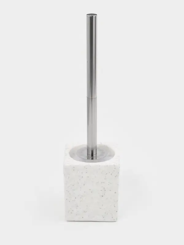 Ерш для унитаза с подставкой керамика "Крошка" белый