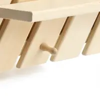 Полка - вешалка "Зебра" 4 крючка 84х33х12 см