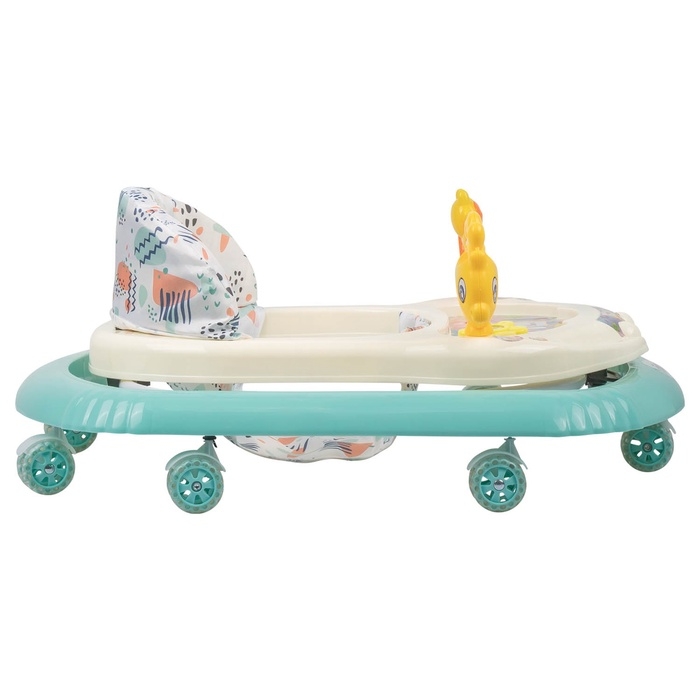 Ходунки  Ходунки "Солнышко С" 7 силик. колес, муз. (упак.7 шт.) (Indigo), бирюзовый