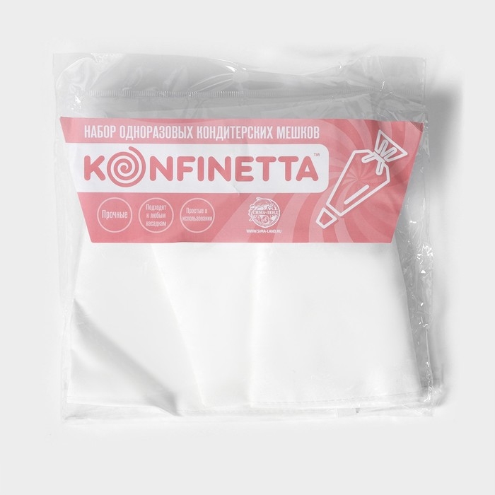 Кондитерский мешок KONFINETTA, 51,5×29 см, хлопок Кондитерский мешок KONFINETTA, 51,5×29 см, хлопок