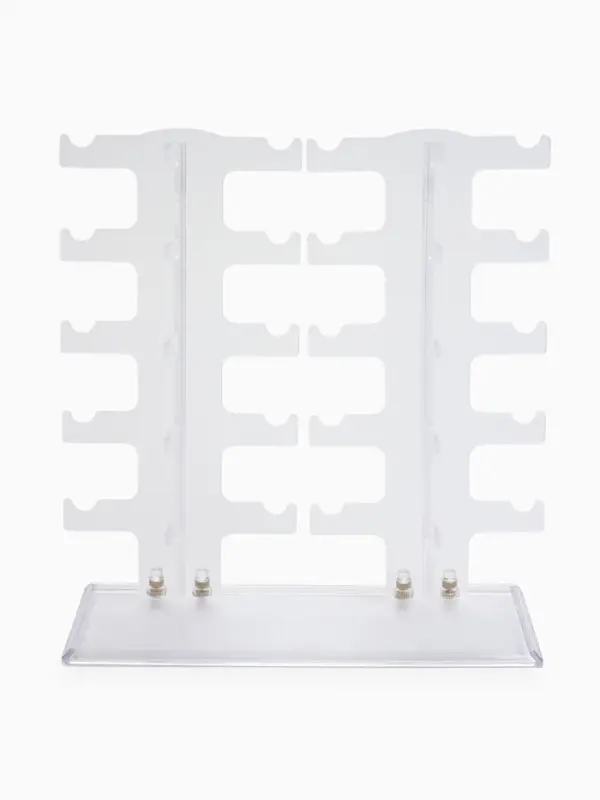 Подставка под очки 10 мест, 32&times;13&times;31 см, настольная, прозрачная