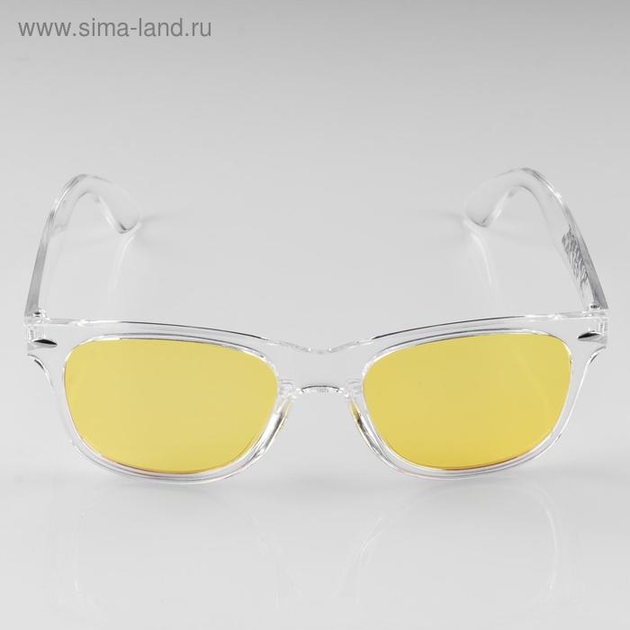 Очки солнцезащитные OneSun, uv 400, дужка 14.5 см, ширина 14.5 см, 4.5 х 5 см, жёлтые Очки солнцезащитные OneSun, uv 400, дужка 14.5 см, ширина 14.5 см, 4.5 х 5 см, жёлтые
