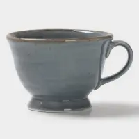 Чайная пара Magistro Alpine Frost, 2 предмета: чашка 245 мл, блюдце d=15 см, голубовато-серый