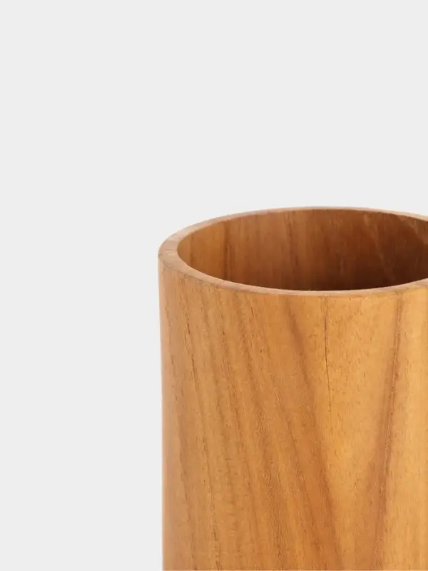 Стакан, 8&times;8&times;8 см, тиковое дерево