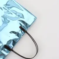 Пакет подарочный ПВХ, голография, голубой, пластиковая ручка, 26×22.5×10 см Пакет подарочный ПВХ, голография, голубой, пластиковая ручка, 26×22.5×10 см