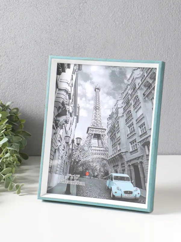Фоторамка пластик 20х25 см "Данте" голубая лагуна 26х21х2,5 см